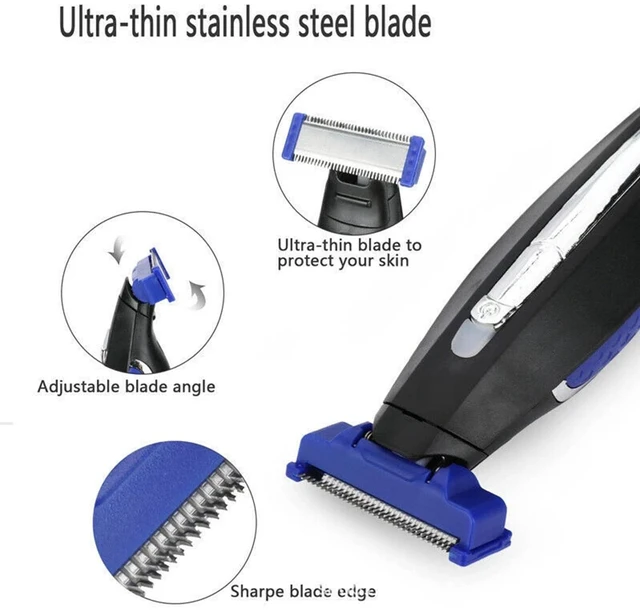 Alt view image 2 of 6 - Mens Hair Trimmer & Body Shaver that Trims, Edges, Shaves, and Grooms - Rechargeable Beard Trimmer for Men