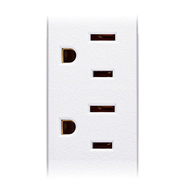 Alt view image 5 of 7 - CyberPower CSB6WS Essential Surge Protector | 6 Swivel Outlets, 1800J, WallTap Design, EMI/RFI Filtering, Home/Office Protection