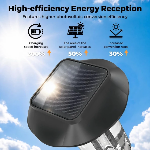 Alt view image 2 of 7 - Likesky Solar Lights Outdoor 12 Pack,Solar Pathway Lights Waterproof | Bright Solar Garden Lights,Plastic Shatterproof Casing,Landscape Lighting for lawn Patio Walkway Yard Driveway,Auto On/Off