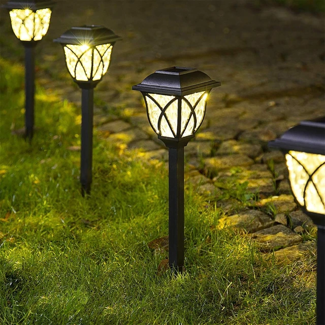 Alt view image 3 of 7 - Solpex Solar Pathway Lights Outdoor, LED Solar Garden Lights, Waterproof Solar Landscape Lights for Lawn, Patio, Yard, Garden, Walkway. (6 Pack)