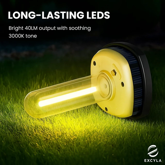 Alt view image 2 of 7 - EXCYLA - Solar Pathway Lights| Outdoor Garden Lights | Waterproof & Weather-Resistant | Energy-Efficient with High Transparency Glass | Durable & Elegant Design| High Impact Resistance| Pack of 8