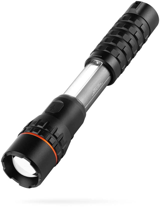 Main image of NEBO SLYDE KING Flashlight | High Lumens, Rechargeable COB Work Light & LED Flashlight, Waterproof, Magnetic Base, Great for Camping & Hunting, Includes Charging Cable