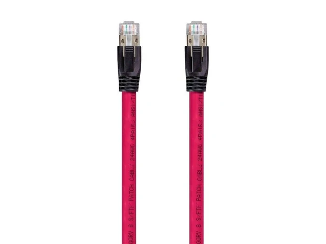 Alt view image 6 of 7 - Monoprice Cat8 Ethernet Network Cable - 5 Feet - Black | 2GHz, 40Gbps, 24AWG, S/FTP - Entegrade Series