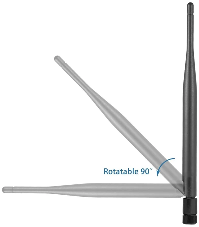 Alt view image 6 of 7 - POBADY 4PCS Dual Band WiFi Antenna 2.4GHz 5GHz 5.8GHz Antenna SMA Male Antenna 5dBi 19cm/7in for WiFi Router Wireless Camera DVR Reverse Monitor