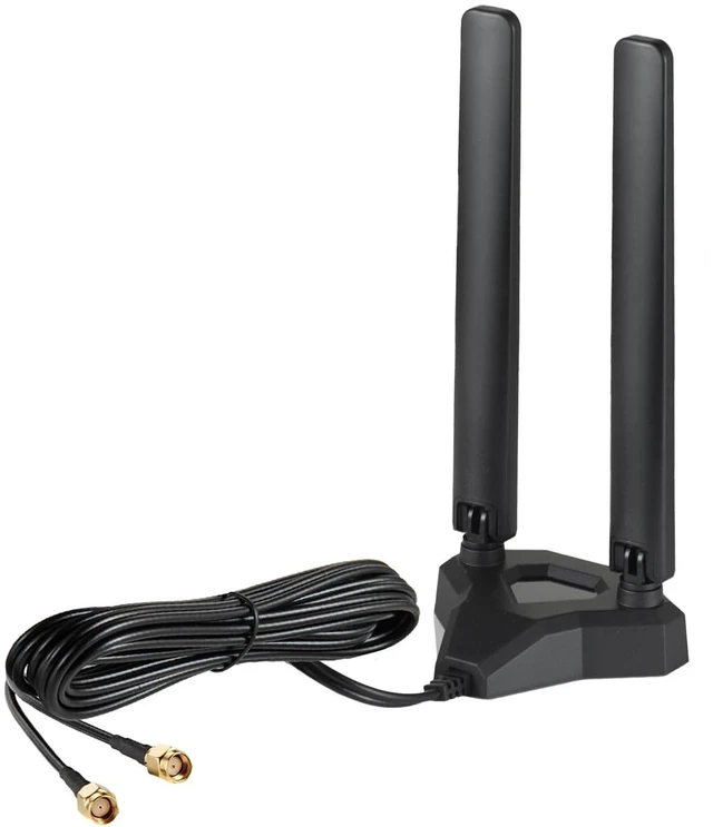Main image of WiFi 7 WiFi 6E Antenna Tri-Band Gaming PC Bluetooth RP-SMA Antenna | Magnetic Base Antenna for Asus Gigabyte MSI Gaming Motherboard PC Desktop Computer WiFi 7 Router WiFi PCIe Card, Eifagur
