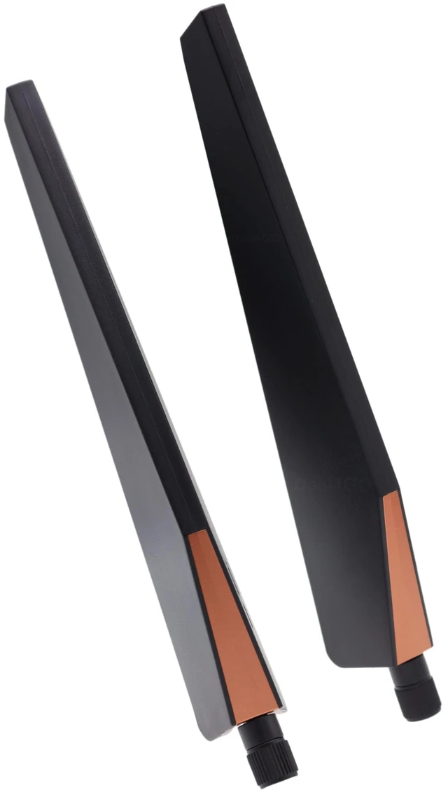 Alt view image 2 of 5 - Deal4GO 2-Pack GENUINE High Gain SMA External WiFi Antenna PULLED from RT-AC5300 WLAN Card Wireless Router Antenna, Black, 5300ANT2