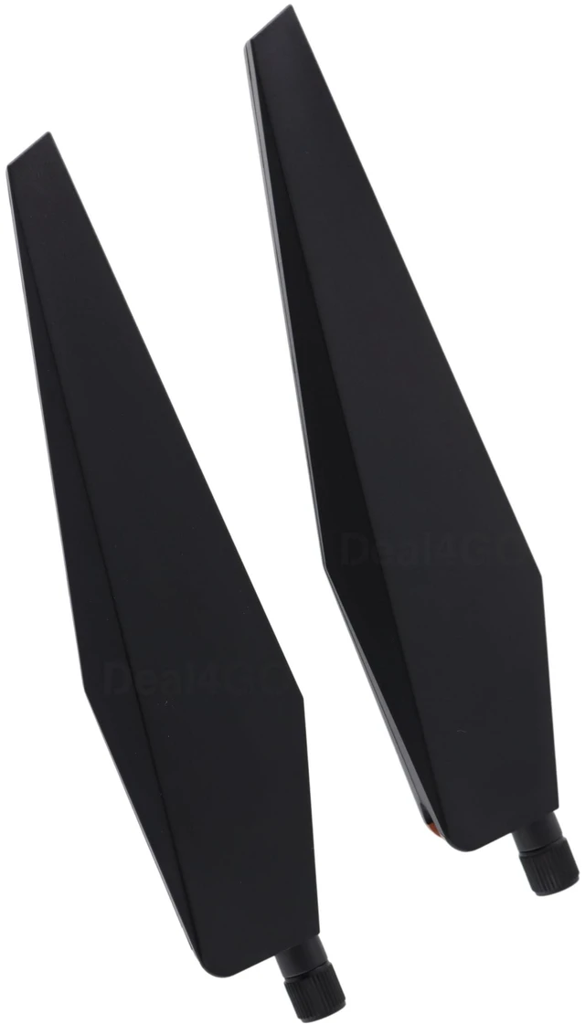 Alt view image 3 of 5 - Deal4GO 2-Pack GENUINE High Gain SMA External WiFi Antenna PULLED from RT-AC5300 WLAN Card Wireless Router Antenna, Black, 5300ANT2