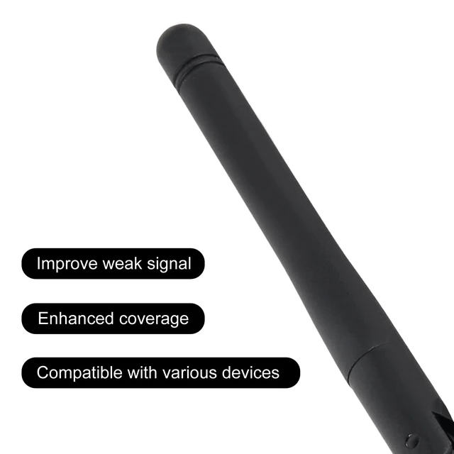 Alt view image 2 of 6 - 10Set 3dBi WiFi Antenna 2.4GHz Antenna for USB Adapter with U.FL to Female SMA Cable for Arduino Wemos D1 M1 ESP8266 ESP32 ESP-07