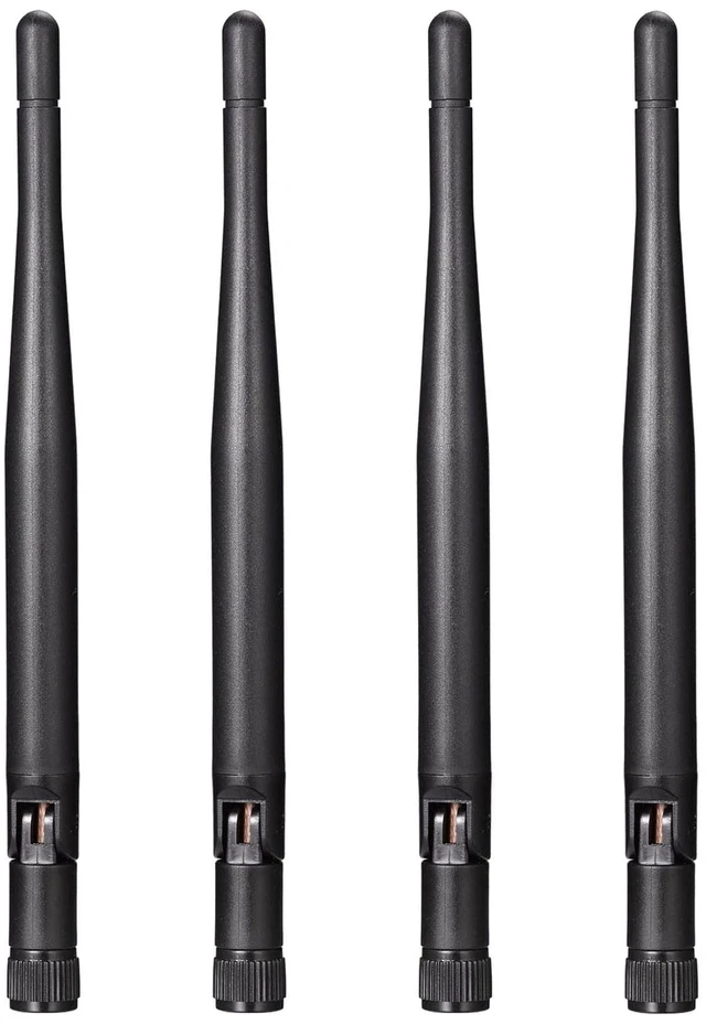 Main image of Bingfu Dual Band WiFi 2.4GHz 5GHz 5.8GHz Replacement Antenna for Furrion Back Up RV Rear View Backup Camera Truck Tractor Trailer Pickup SUV Vehicle Trail Reverse Monitor Camera Mimo Antennas (4 Pack)