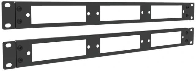 Main image of JINGCHENGMEI 2 Pack of 1U 19 inches Blank Fiber Patch Panel for 3 LGX Panels