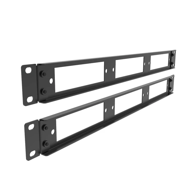 Alt view image 2 of 3 - JINGCHENGMEI 2 Pack of 1U 19 inches Blank Fiber Patch Panel for 3 LGX Panels