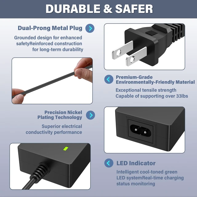 Alt view image 6 of 7 - 19V 6.3A 120W Power Cord Charger for Intel NUC 13 10 14 12 11 Pro Kit Mini | Adapter Power Supply for Intel NUC NUC10i7FNH Replacement PERFEIDY