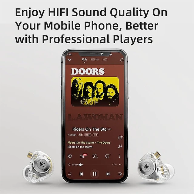 Alt view image 4 of 7 - KZ EDX PRO in Ear Monitor Headphones IEM Earphones with 1DD, HiFi Deep Bass IEM for Gaming, Wired Gaming Earbuds with 10mm Dynamic Driver Detachable Cable for Video Music Church (Black, Without mic)
