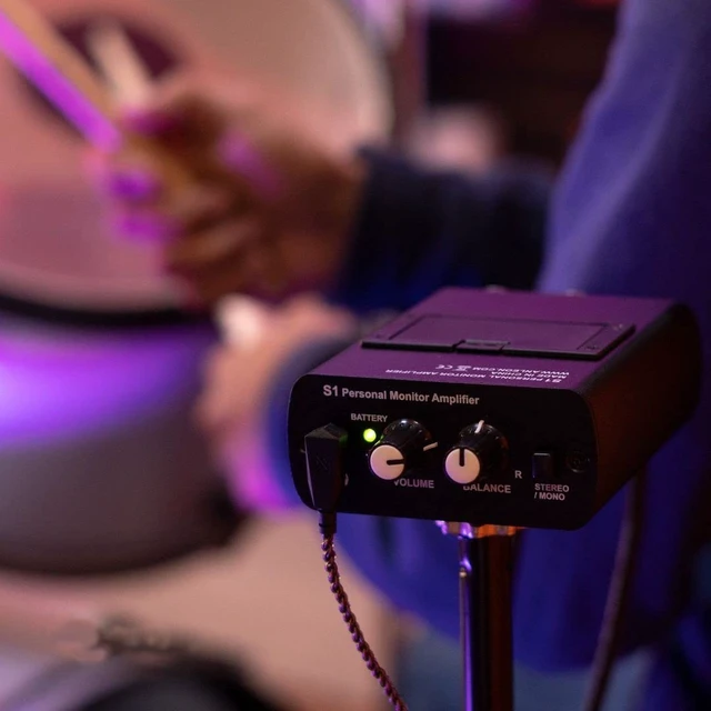 Alt view image 2 of 7 - ANLEON S1 Personal In-Ear Monitor Headphone Amplifier for drummers keyboardist guitar player vocalist bass player in-ear amp IEM system