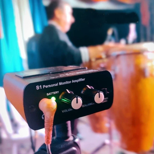 Alt view image 4 of 7 - ANLEON S1 Personal In-Ear Monitor Headphone Amplifier for drummers keyboardist guitar player vocalist bass player in-ear amp IEM system