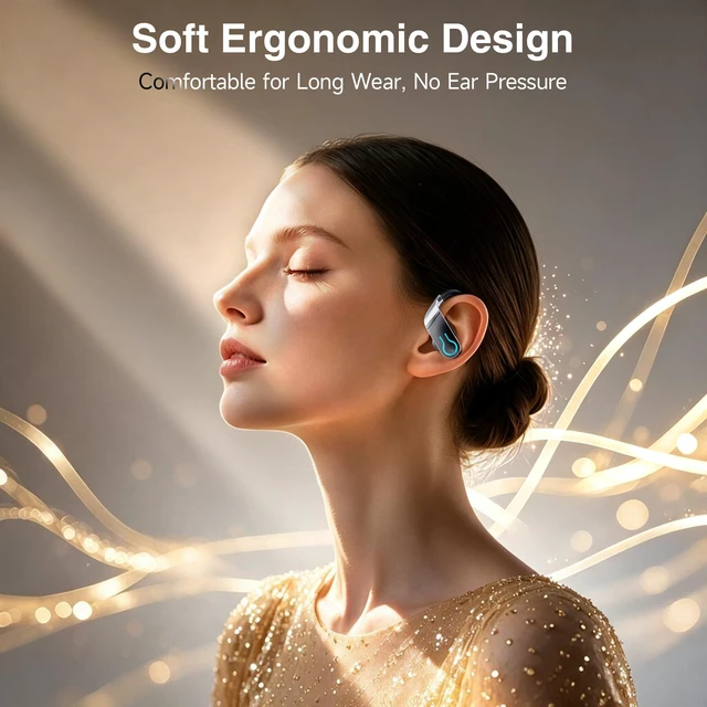 Alt view image 5 of 7 - Earbuds 120 Hrs Bluetooth Headphones Sport with Fast Charging Case | Dual LED Display Deep Bass ENC Earhooks Hi-Res Audio Clear Calls and Mic Easy Button Controls IPX7 Waterproof for Gym/Workout
