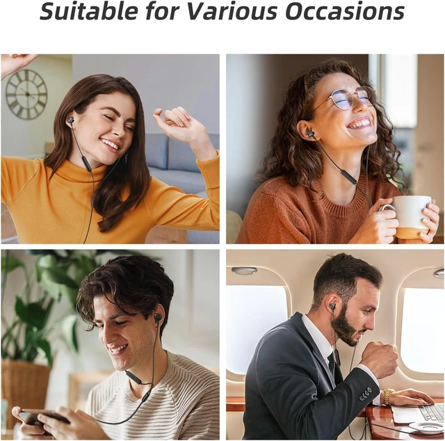 Alt view image 6 of 7 - USB-C Retractable Earphones Earbuds Compatible with iPhone 15/16/17/18/Air/Pro/Max/Plus, Galaxy S21/S22/S23/S24/S25/S26/Plus/Ultra, Z Fold, Pixel 9/10/11/Pro/XL