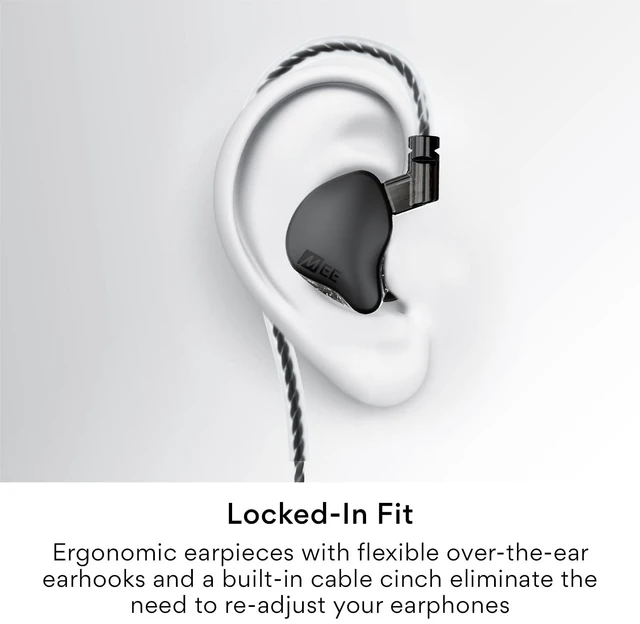 Alt view image 5 of 7 - MEE audio CORE 2 Dual-Driver Hybrid in-Ear Monitor Wired Headphones, Black | Dynamic + Balanced Armature IEMs for Deep Bass & Crisp Detail, Detachable Cable Earbuds for Musicians, Gaming, 3.5mm plug