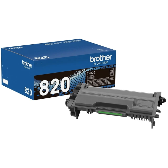 Alt view image 7 of 7 - Brother Genuine Toner Cartridge, TN820, Replacement Black Toner, Page Yield Up to 3,000 Pages, Amazon Dash Replenishment Cartridge