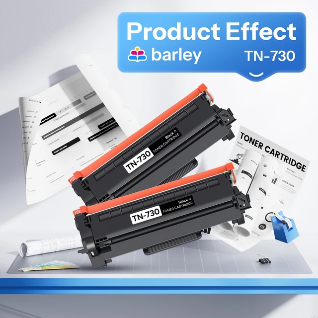 Alt view image 5 of 7 - TN730 TN-730 Compatible TN-730 TN730 Toner Cartridge Black Replacement for Brother TN730 TN-730 DCP-L2550DW MFC-L2750DW MFC-L2710DW Toner Printer (2-Pack).