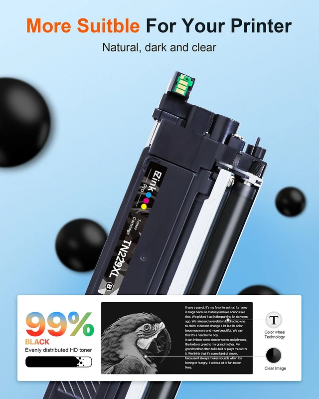 Alt view image 4 of 7 - TN229XL TN229 Toner Cartridges for MFC-L3780CDW HL-L3280CDW TN229XL Toner | Compatible for Brother TN229XL TN-229XL TN-229 HL-L3220CDW MFC-L3720CDW HL-L3300CDW HL-L3295CDW MFC-L8395CDW Printer 5 Pack