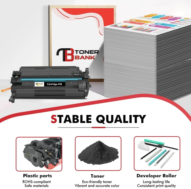 Alt view image 5 of 6 - 052 Black Toner Cartridge for Canon 052H CRG-052 CRG-052H High Yield MF426 | Compatible for Canon 052 052H for imageCLASS MF426dw MF424dw MF429dw LBP215dw LBP214dw LBP210 MF420 Series Printer 2 Pack