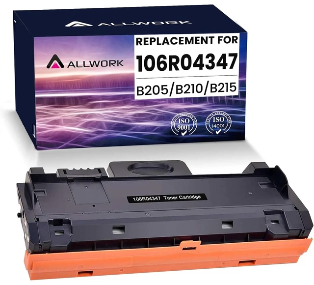 Main image of B205 B210 B215 Toner Cartridge High Yield Replacement for Xerox 106R04347 | Compatible for Xerox B210 B205 B215 Toner B205NI B210DNI B215DNI B205MFP B215MFP Printer Ink 106R04346, Black 3,000 Pages