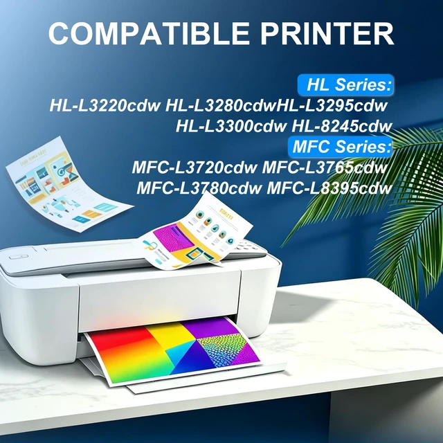 Alt view image 2 of 7 - TN229XL Toner Cartridges Replacement for Brother TN229 TN229XL Toner for MFC-L3720CDW MFC-L3765CDW MFC-L3780CDW HL-L3220CDW HL-L3280CDW HL-L3300CDW Printer (Black, Cyan, Magenta, Yellow, 4 Pack)