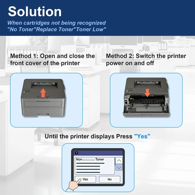 Alt view image 7 of 7 - TN229XL Toner Cartridges Replacement for Brother TN229 TN229XL Toner for MFC-L3720CDW MFC-L3765CDW MFC-L3780CDW HL-L3220CDW HL-L3280CDW HL-L3300CDW Printer (Black, Cyan, Magenta, Yellow, 4 Pack)