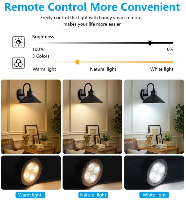 Alt view image 4 of 7 - JOESA Battery Operated Wall Sconces Set of 2, Black Vintage Wireless Lights | Cordless industrial design complements bedrooms, farmhouse walls, galleries, hallways, and living rooms