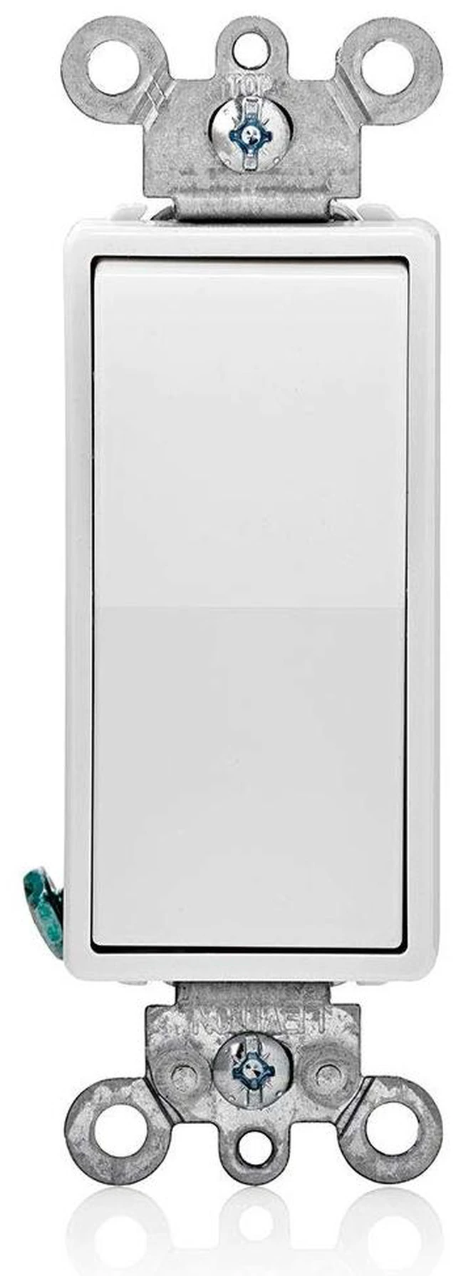 Main image of Leviton 15 Amp 4-Way Decora Switch, 05604, White | Electrical Switches, Back, Side Wire Terminal, White, Amp, 1 per package, Boxed packaging, Mexico origin