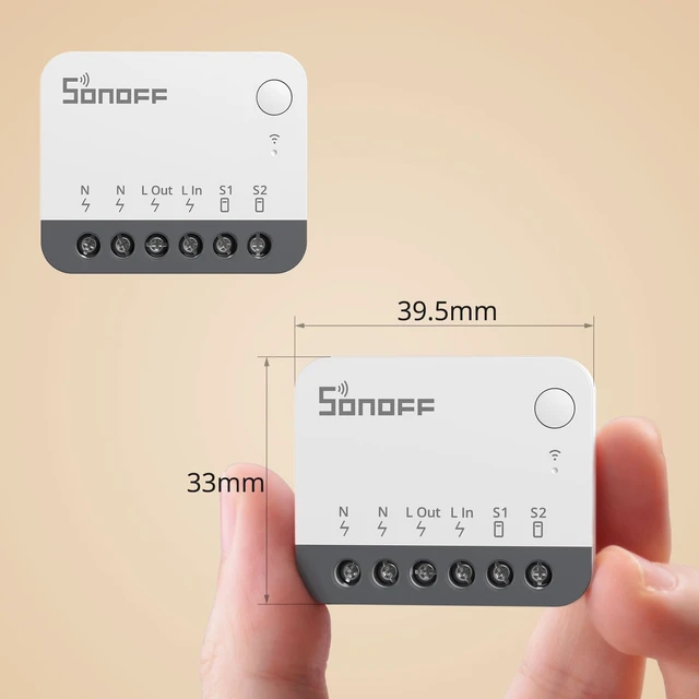 Alt view image 2 of 7 - ZigBee Mini Smart Switch,SONOFF ZBMINIR2 Light Switch, Compatible with Alexa, SmartThings Hub, Google Home and SONOFF ZBBridge, 2 PACK, ZigBee 3.0 Gateway Hub Required