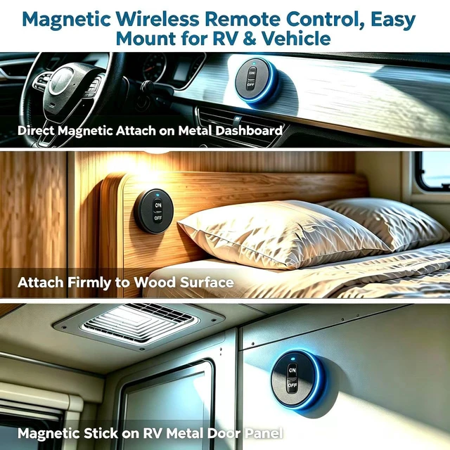 Alt view image 4 of 7 - dstfuy Mini Wireless Switch,5V/12V/48V/10A Relay Remote Switch. | 328FT Long Range for Track Lights, ,Car Led Light ,Patio Lights,Fan,Pump.