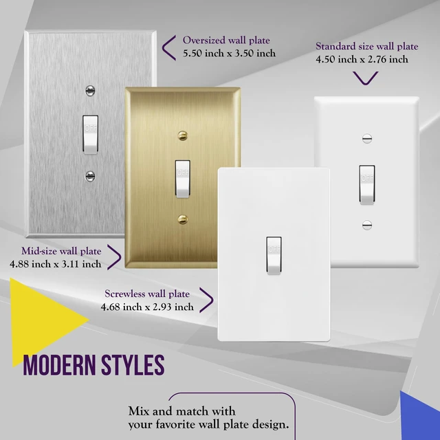 Alt view image 7 of 7 - 20 Amp Double Pole Toggle Light Switch, Industrial Grade, White | Heavy-duty build, oversized hardware, high-power rated, full-circuit safety, UL Listed, impact resistant, easy install, 1Pack