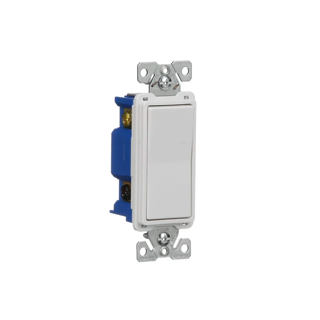 Alt view image 4 of 4 - Eaton 7504W-SP-L 15-Amp, 120-Volt Standard Grade 4-Way Decorator Switch, White