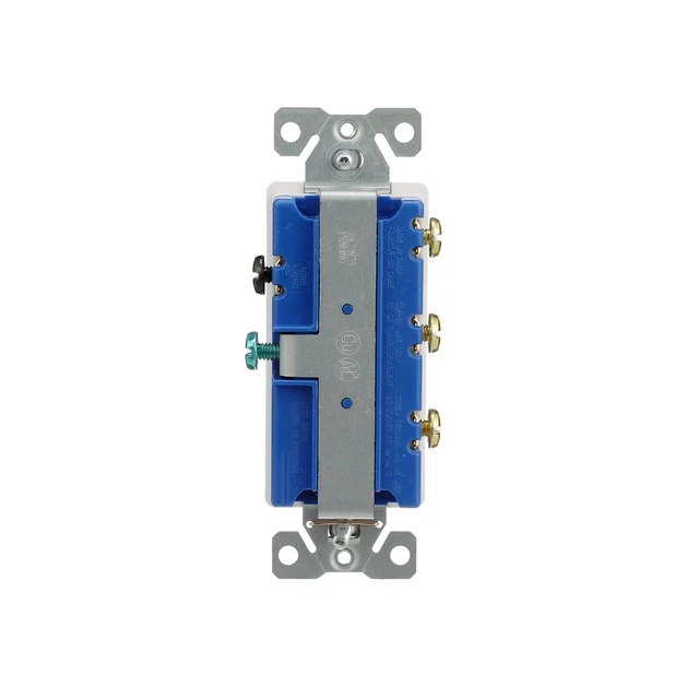 Alt view image 2 of 4 - Eaton 7729W-SP 15-Amp 120-Volt Decorator Heavy Duty Grade Three Single-Pole Combination Switches, White