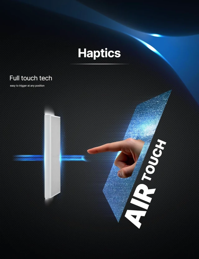 Alt view image 5 of 7 - MOES Full Touch WiFi Smart Light Switch Neutral Wire Needed, White 2 Gang | Star Feather Anti-Glare Full Touch Panel; Works with Smart Life/Tuya App, Alexa and Google Home, Vibration Feedback,Timer