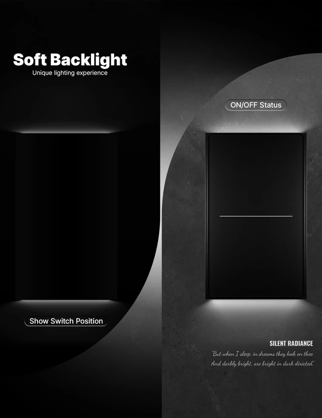 Alt view image 6 of 7 - MOES Full Touch WiFi Smart Light Switch Neutral Wire Needed, White 2 Gang | Star Feather Anti-Glare Full Touch Panel; Works with Smart Life/Tuya App, Alexa and Google Home, Vibration Feedback,Timer