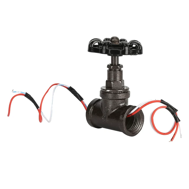 Alt view image 6 of 7 - Steampunk Lamp Switch, Iron Vintage 1/2in Stop Valve Light Switch with Electric Wire Lamp Accessory Parts, for Table Pipe Lamp Bedroom Home School Office Living Room Industrial