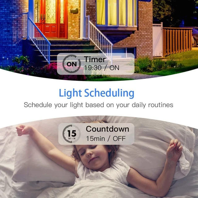Alt view image 7 of 7 - Smart Switch with App & Remote Control, Alexa Light Switch Single-Pole, 2.4GHz Wi-Fi Timer Wall Switch Compatible with Alexa Google Home, Neutral Wire Needed, No Hub Required