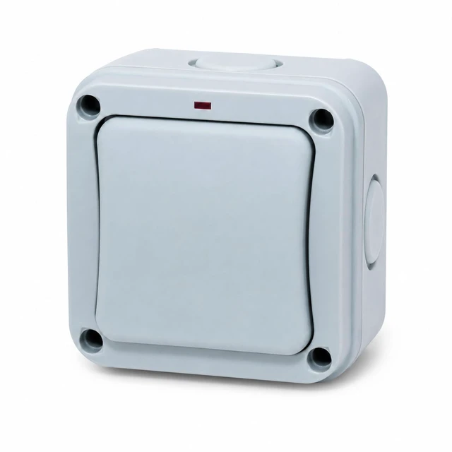 Main image of 1PCS IP66 Outdoor Switch, 1 Gang SPDT 15A 110-250V Weatherproof Switch | Waterproof Exterior Light Switch for Garden, Pool, Patio, Balcony and Outdoor Electrical Devices