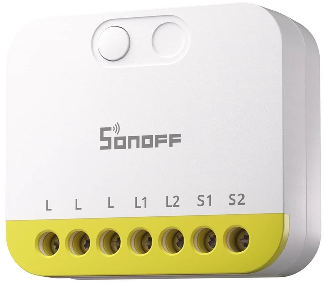 Main image of SONOFF MINI Duo-L Zigbee Smart Switch No Neutral Wire, Zigbee 3.0, Dual Channel, 16A Total, Compatible with Alexa, Google Home, Smart Timer & Automation, Compact Size, 1-Pack