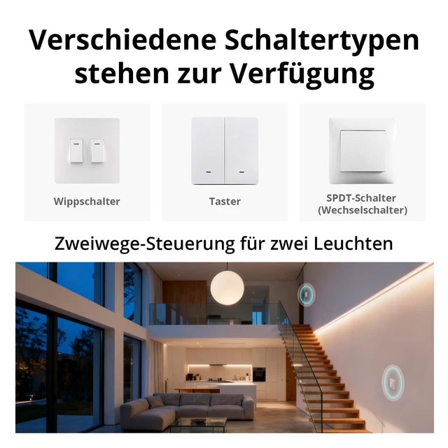 Alt view image 6 of 7 - SONOFF MINI Duo-L Zigbee Smart Switch No Neutral Wire, Zigbee 3.0, Dual Channel, 16A Total, Compatible with Alexa, Google Home, Smart Timer & Automation, Compact Size, 1-Pack
