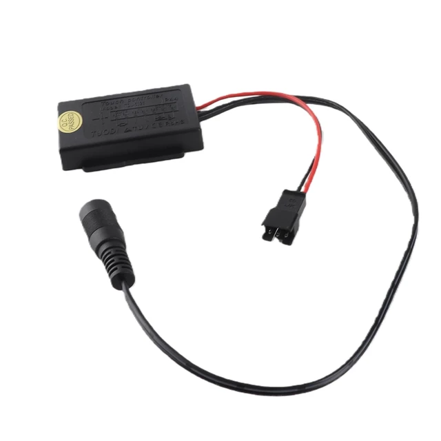 Alt view image 2 of 7 - LED Intelligence Touch Sensor Induction Switch, for Bathroom Bedroom Mirror DC5-24V Light SwitchesWall Switches (Single Output )