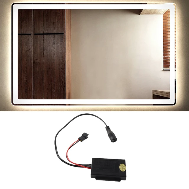 Alt view image 5 of 7 - LED Intelligence Touch Sensor Induction Switch, for Bathroom Bedroom Mirror DC5-24V Light SwitchesWall Switches (Single Output )