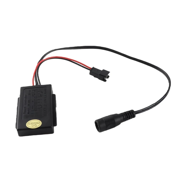 Alt view image 6 of 7 - LED Intelligence Touch Sensor Induction Switch, for Bathroom Bedroom Mirror DC5-24V Light SwitchesWall Switches (Single Output )