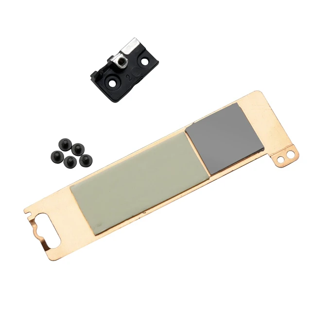 Alt view image 2 of 5 - BestParts M.2 Nvme SSD 2280 Frame + PCIe HeatSink Bracket Replacement for DELL Latitude E5280 5290 5480 5490 5491 5495 5580 5590 5591 Precision 3520 3530 M3520 M3530 X3DN4 2FFR0 0X3DN4 02FFR0