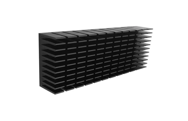 Alt view image 3 of 5 - Easycargo 2pcs 40mm Heatsink Kit 100mmx40mmx20mm + 3M8810 Thermal Conductive Adhesive Tape, Cooling Aluminium Heat Sink