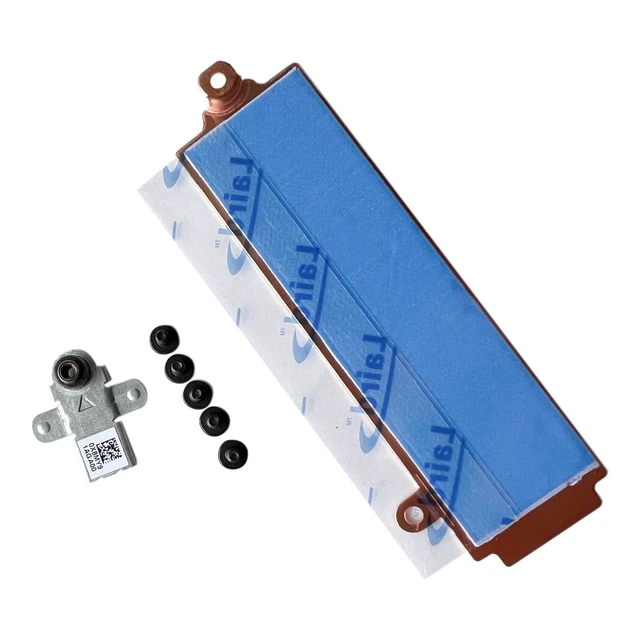Alt view image 2 of 6 - M.2 2280 SSD Thermal Pad Kit Replacement for Dell G15 5520 5510 5511 5515 Bracket Shield 29GT8 Heatsink Caddy X8MY9