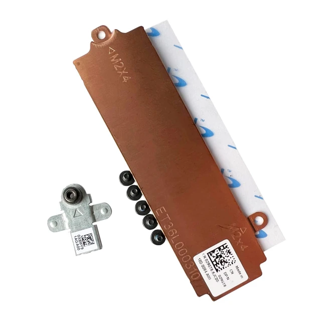 Alt view image 6 of 6 - M.2 2280 SSD Thermal Pad Kit Replacement for Dell G15 5520 5510 5511 5515 Bracket Shield 29GT8 Heatsink Caddy X8MY9